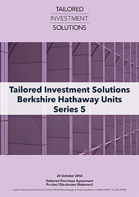 Tailored Investment Solutions Berkshire Hathaway Series 5 PDS