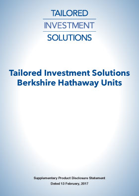 Tailored Investment Solutions Berkshire Hathaway PDS